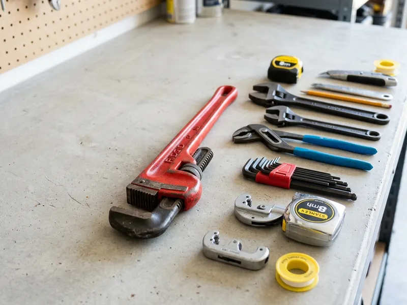 Professional plumbers in South Frydek, TX equipped with top-tier tools for residential and commercial plumbing services.