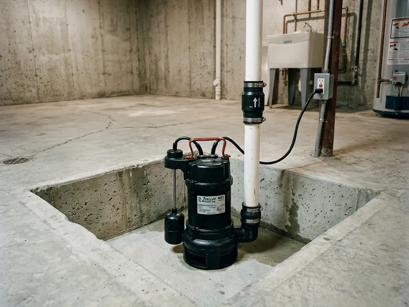 Sump Pump Installation Plumber in South Frydek, TX